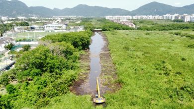 Prefeitura realiza serviços de limpeza e desassoreamento no Canal do Cortado
