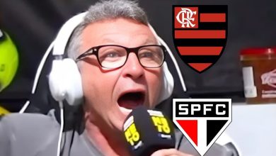 Neto crava palpite e garante que o vencedor entre Flamengo x São Paulo será o time de Carpini